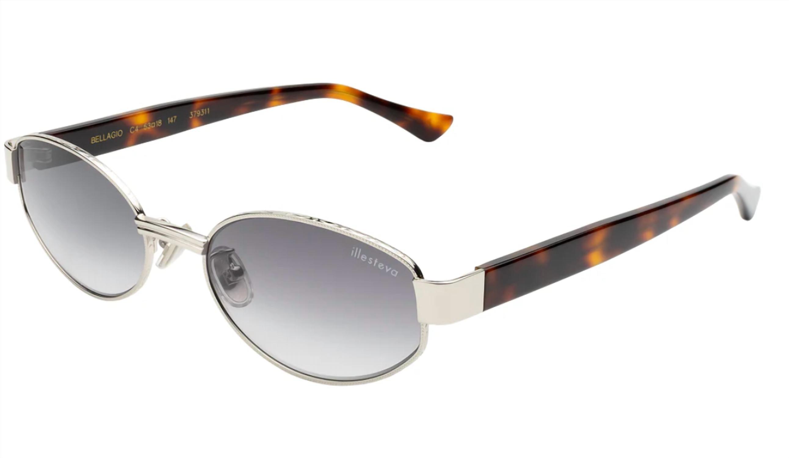 NEW ILLESTEVA women\'s boca mask sunglasses in grey Boca Sunglasses by Illesteva | Rent the Runway main image 2
