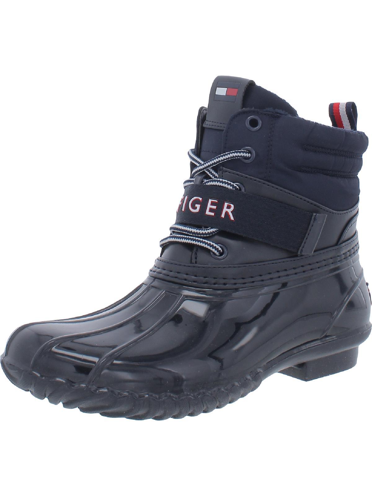 Tommy Hilfiger Huski Ankle Block Heel Winter & Snow Boots in Blue | Lyst