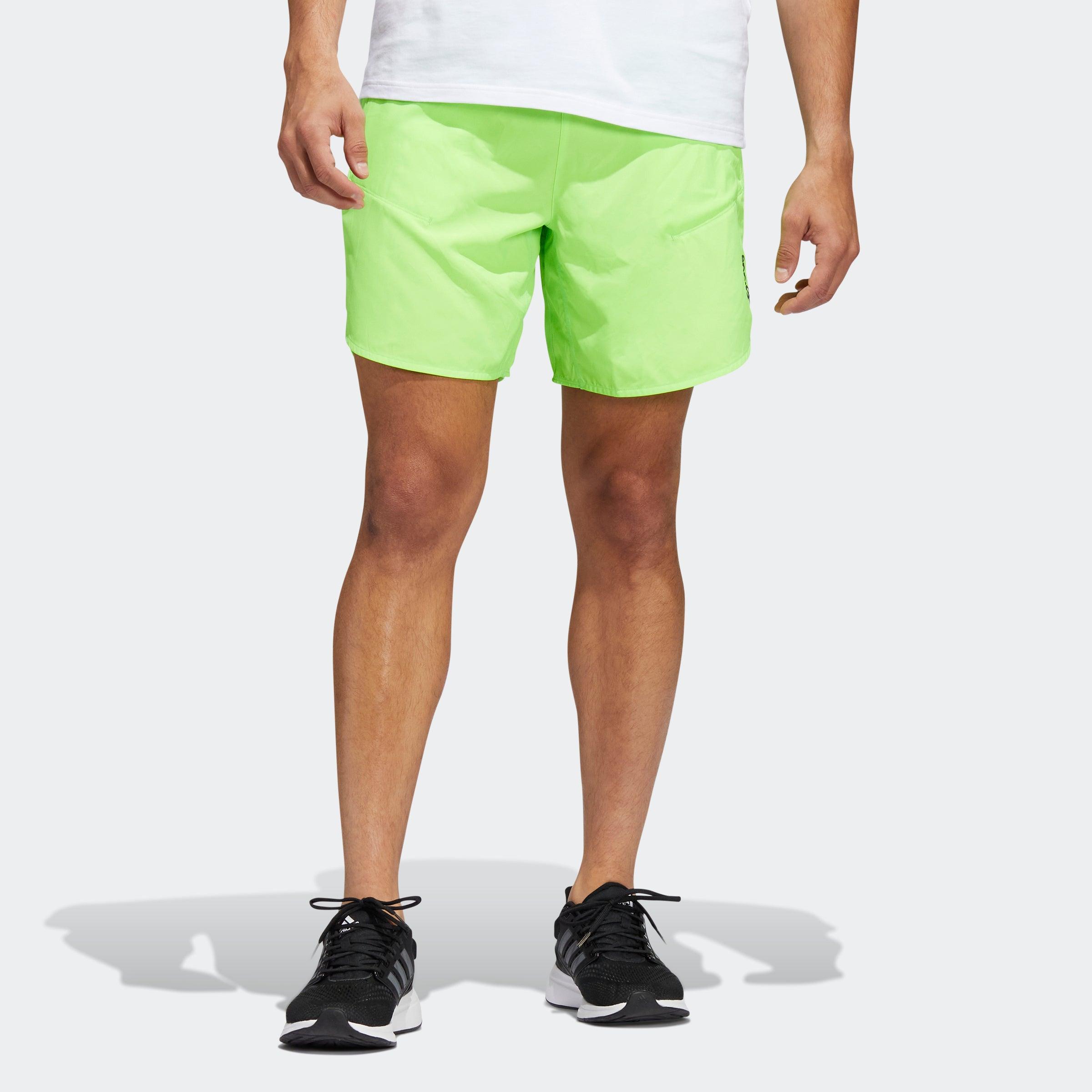 adidas Neon Training Shorts in Green for Men | Lyst