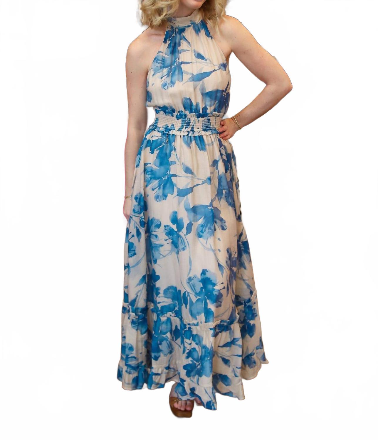 sachin and babi light blue dress Vince tie-back halter maxi dress NWT size S – Agents In Style