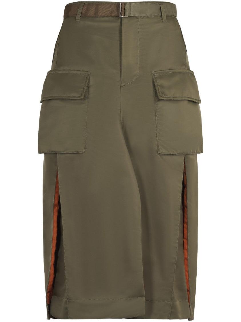 スカート sacai 'Cargo Mix' skirt sacai - 【美品】 sacai / サカイ | 2022SS | Grosgrain Mix