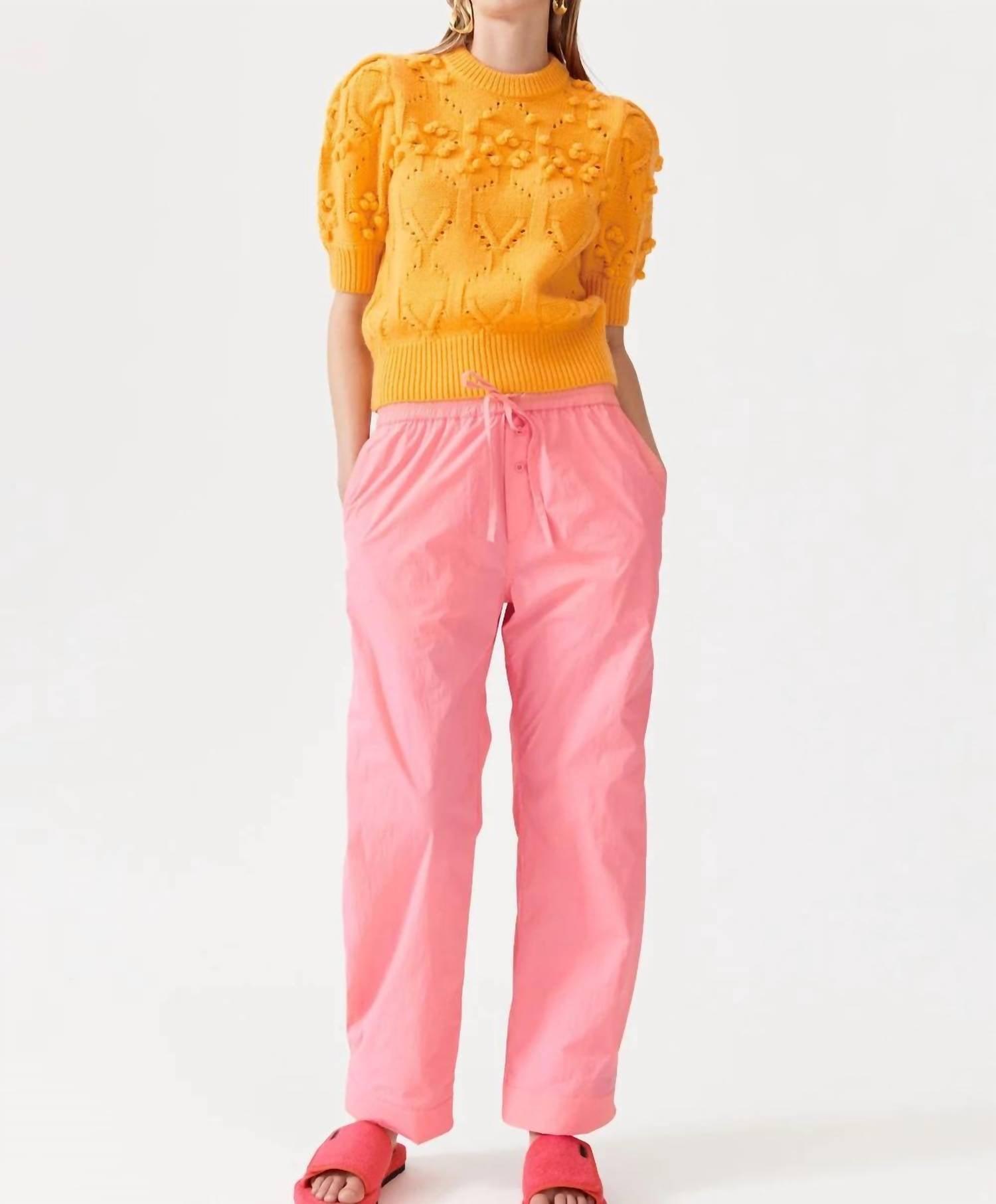パンツ BAUM UND PFERDGARTEN Women Straight Pants 21012 PINK Baum und Pferdgarten Pants for Women | Online Sale up to 80