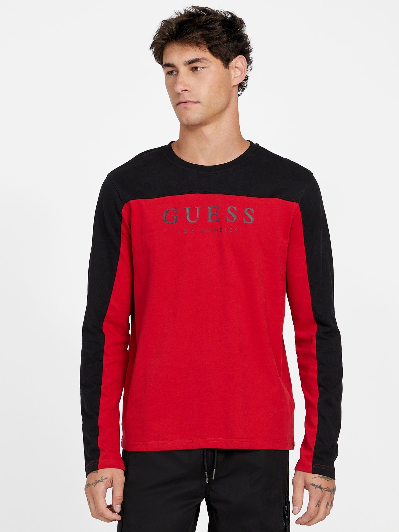 【GUESS】GO GUESS Artwork Basic Long-Sleeve T-Shirt YO1K2331 Stamp Logo Long-Sleeve Tee | GUESS Jeans