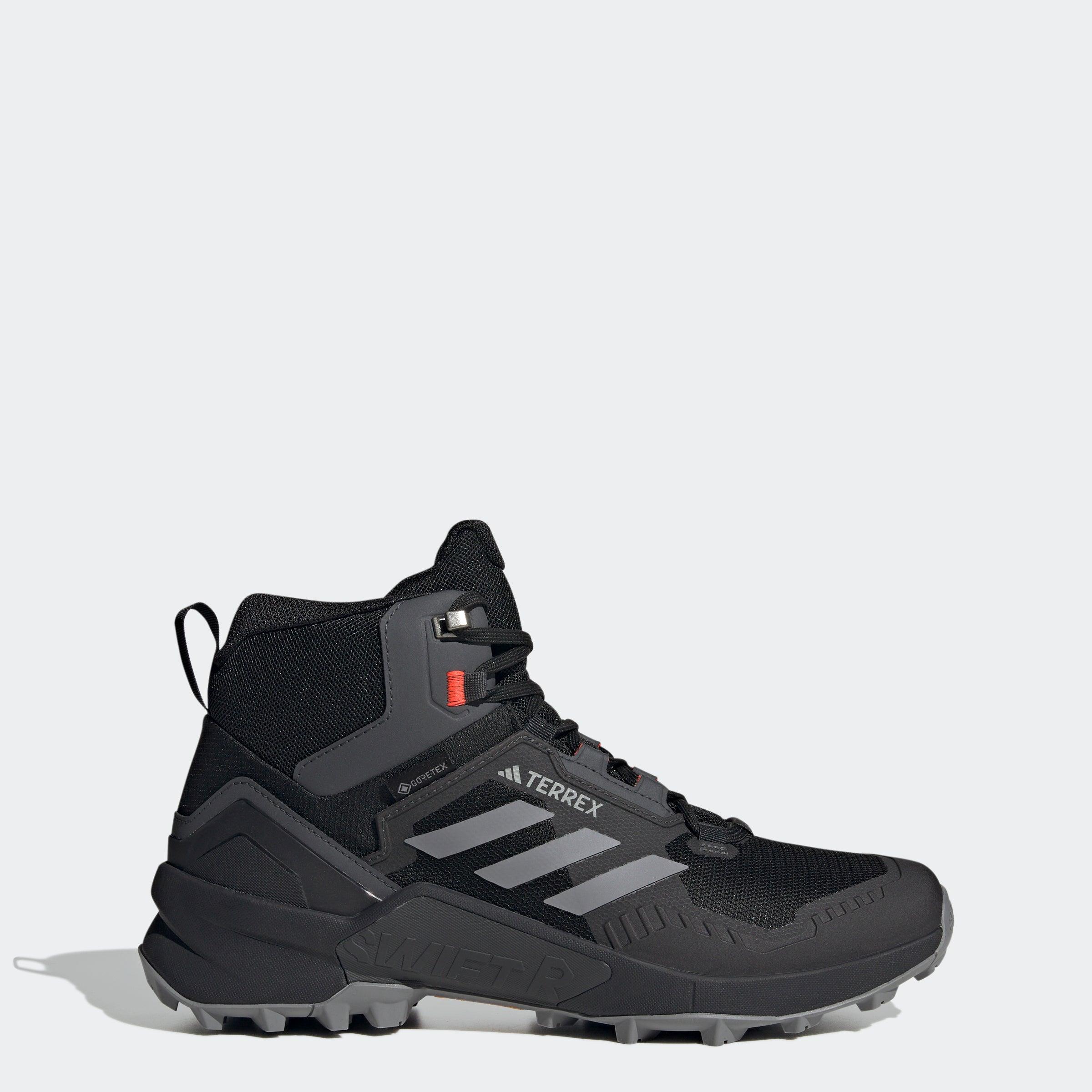 adidas Terrex Swift R3 Mid Gore-tex Hiking Shoes in Black for Men | Lyst