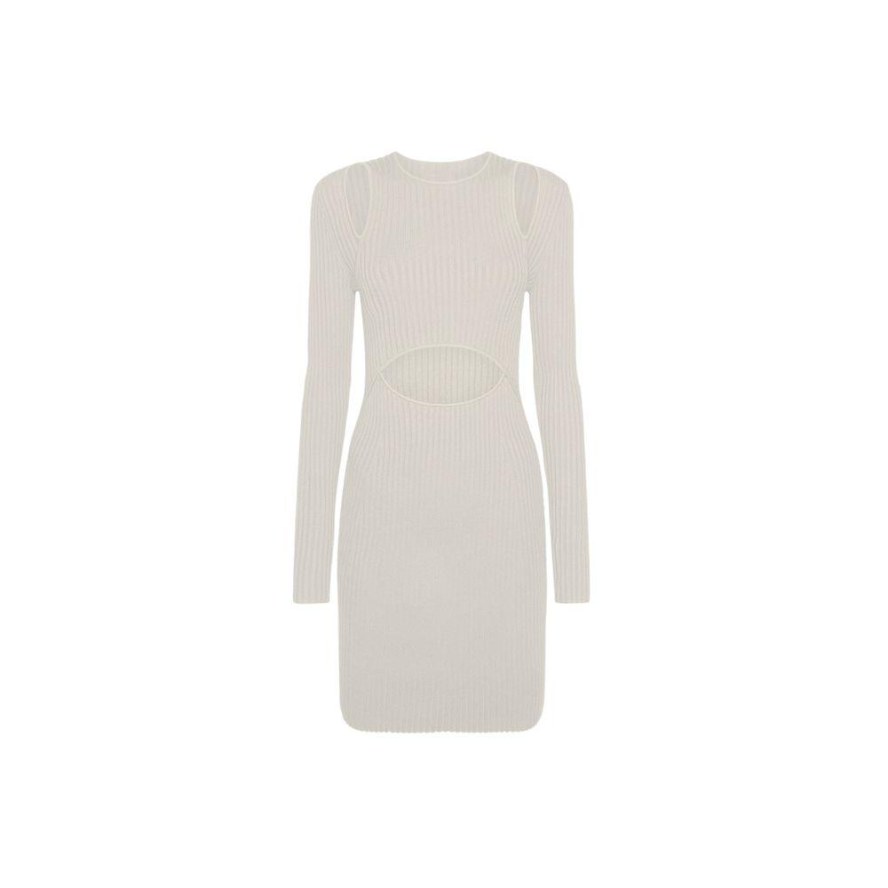 strapless open back dress HOOKED IN KNIT HALTER MINI | OFF WHITE | Third Form | Women's Sale Dresses  | Shop Now — THIRD FORM