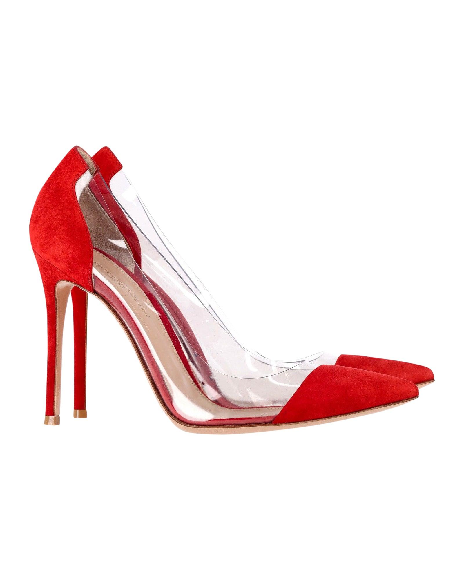 Red Gianvito Rossi Heels for Women | Lyst