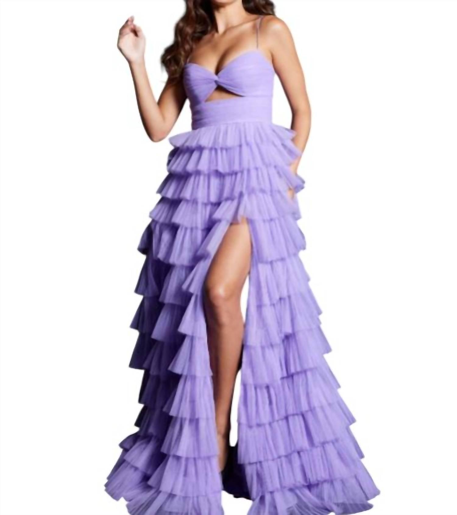 Designer Purple Spaghetti Strap Prom Dresses for Women - Up to 46% off |  Lyst