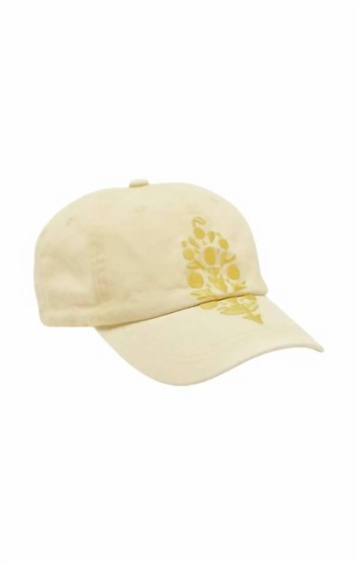 Free People BIG BUTI Baseball Cap Blue & Yellow NEW! Big Buti Baseball Cap | Free People main image 2
