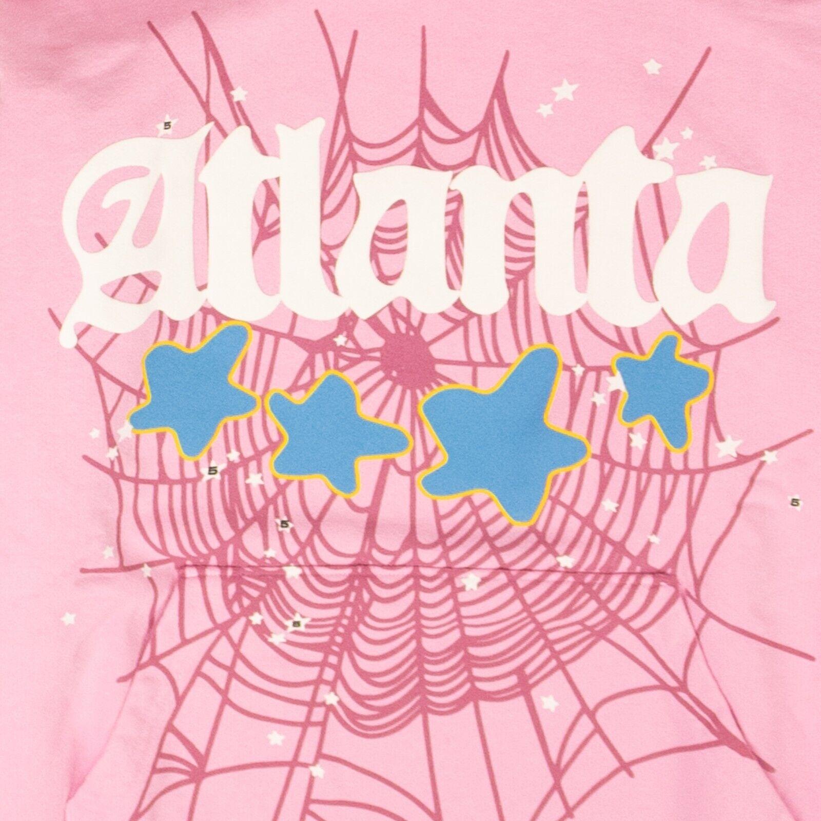 BRAND NEW Sp5der “Atlanta” Hoodie Pink