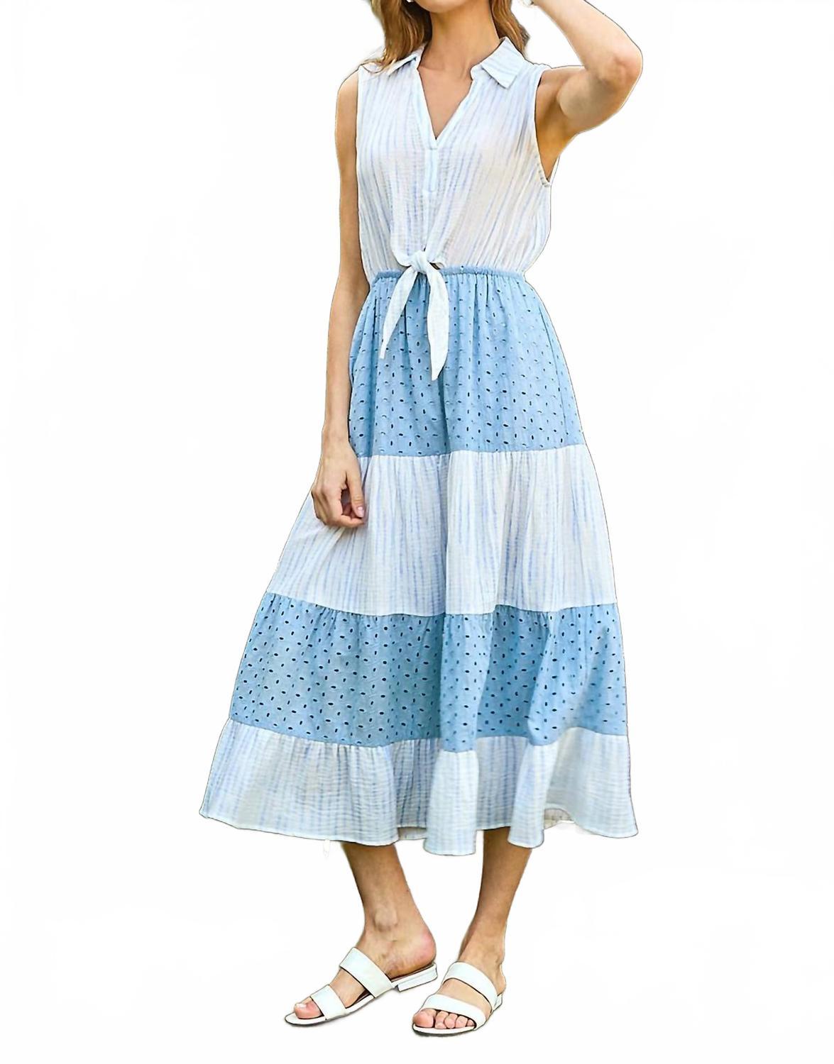 mystree women's embroidered gauze dress Enna main image 0