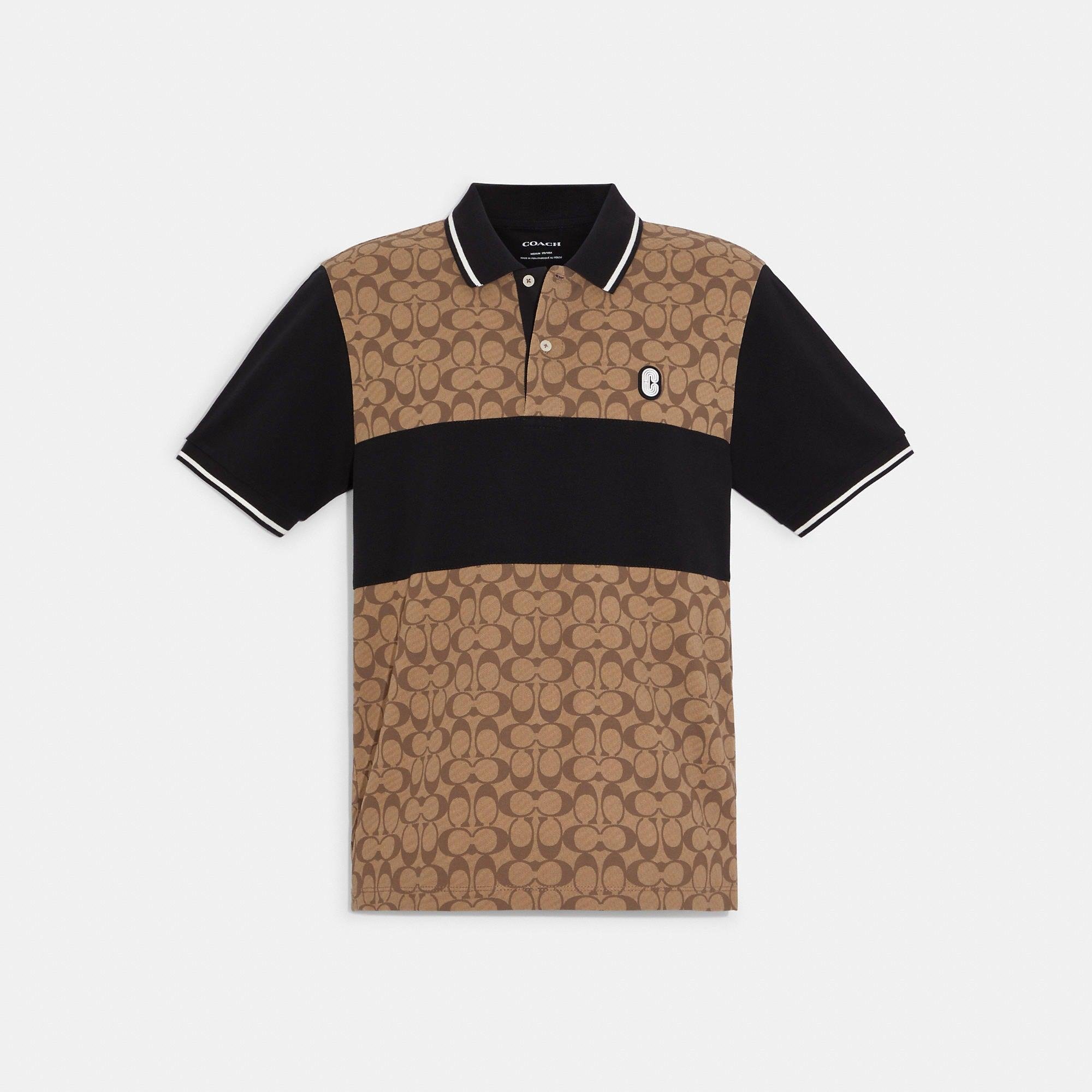 COACH Signature Polo for Men | Lyst