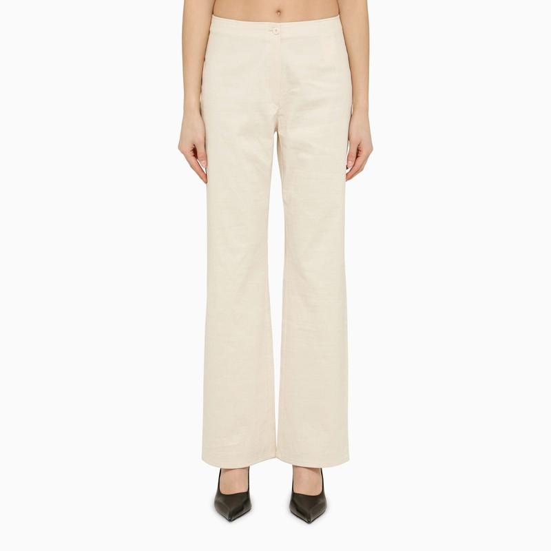 パンツ OUR LEGACY Women Straight Pants W2244BNCO White Our Legacy Straight-leg pants for Women | Online Sale up to