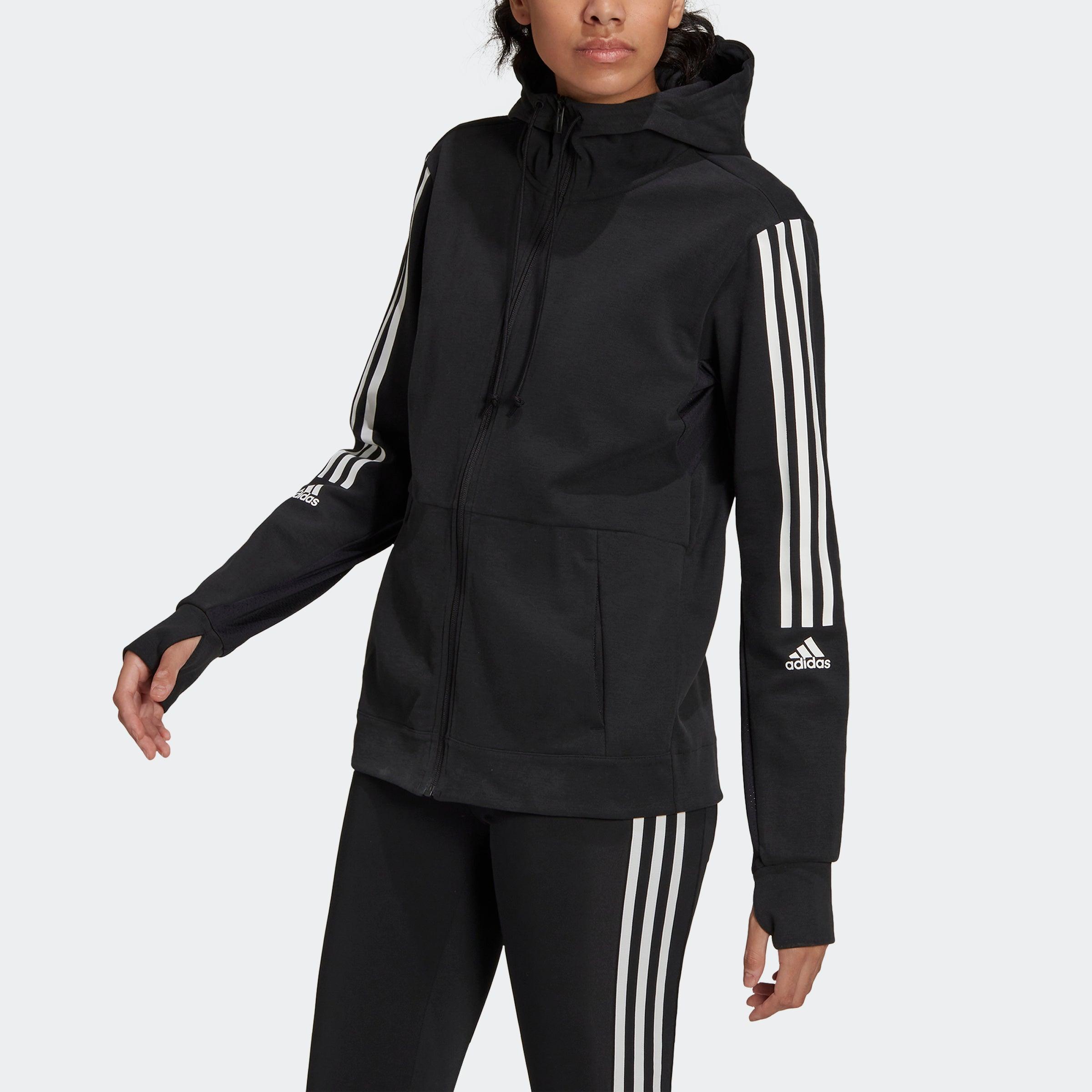 adidas Women's AEROREADY Train Essentials Woven Quarter-Zip Track