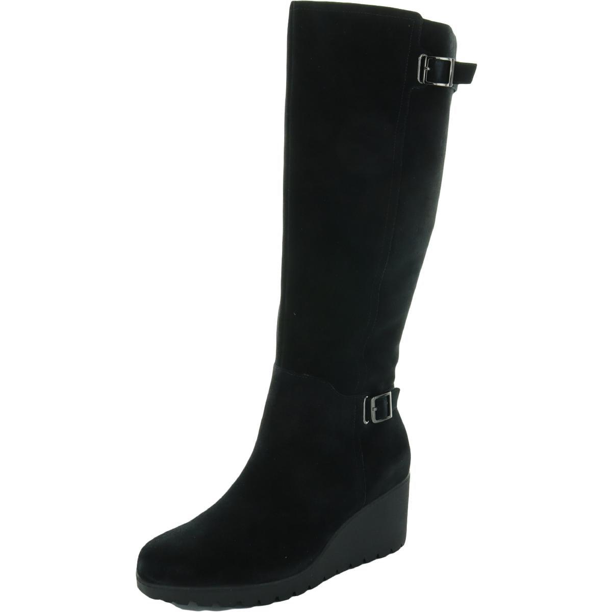 Giani Bernini Women's Rozario Suede Tall Knee High Boots  Size 5 M Black Size 5M