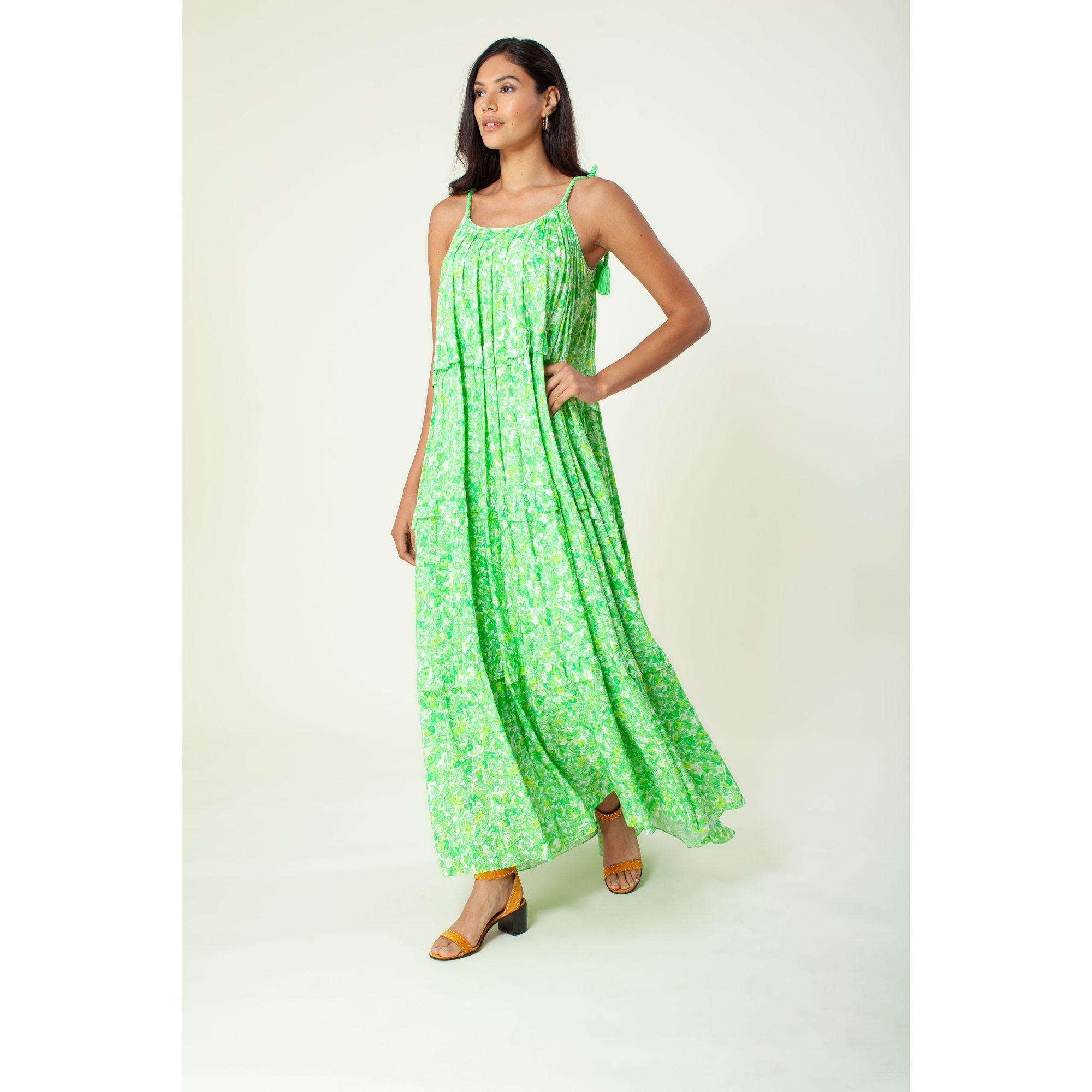 Hale Bob Lucilla Maxi Dress in Green | Lyst