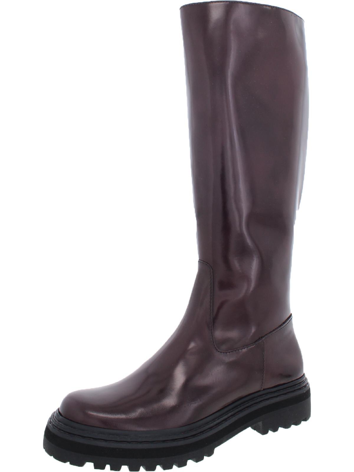 Vince Camuto Phrancie Leather Tall Knee-high Boots in Purple | Lyst
