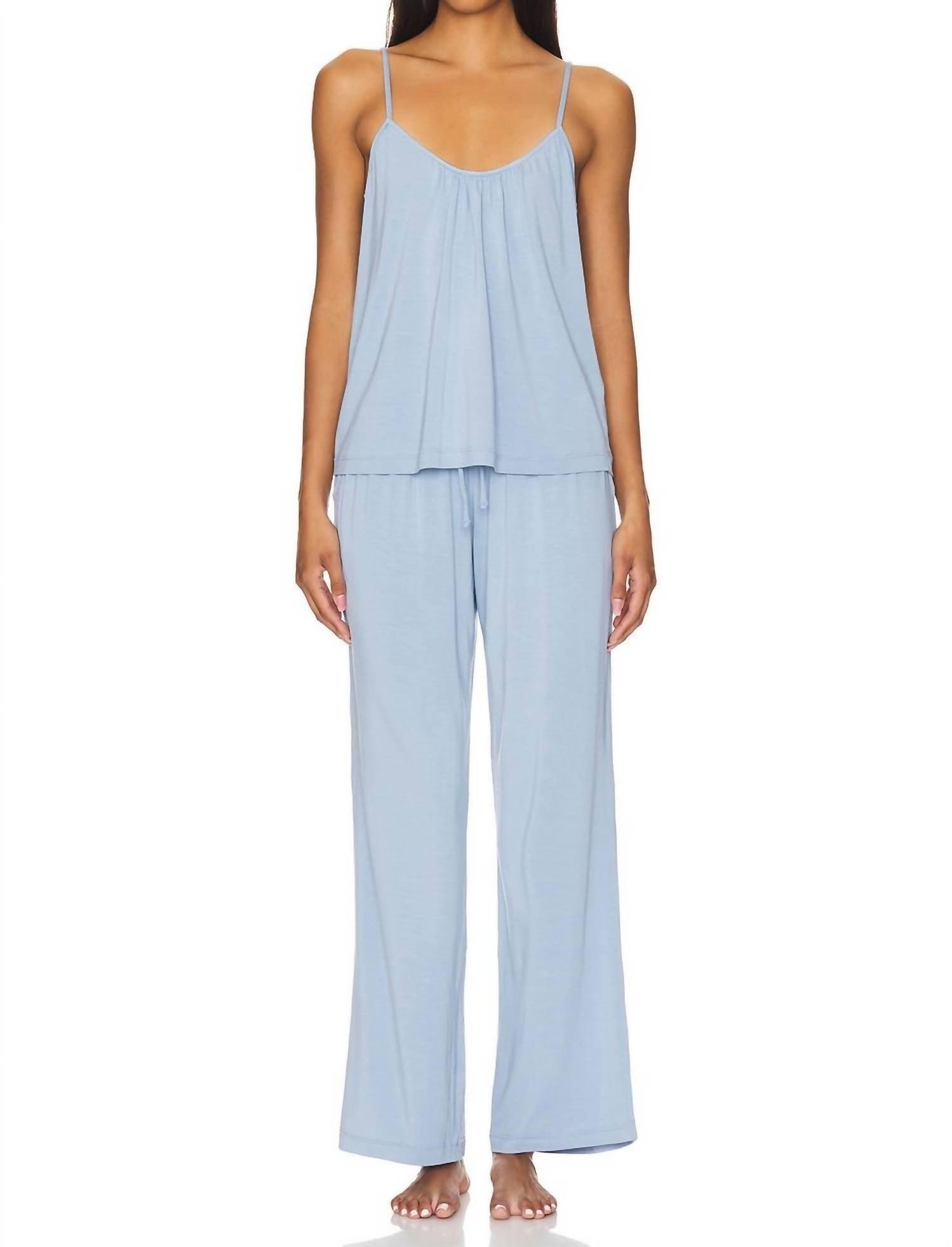 Eberjey Women's Gisele Pajama Set - Cami & Shorts, TENCEL Modal, Ruffle Hem