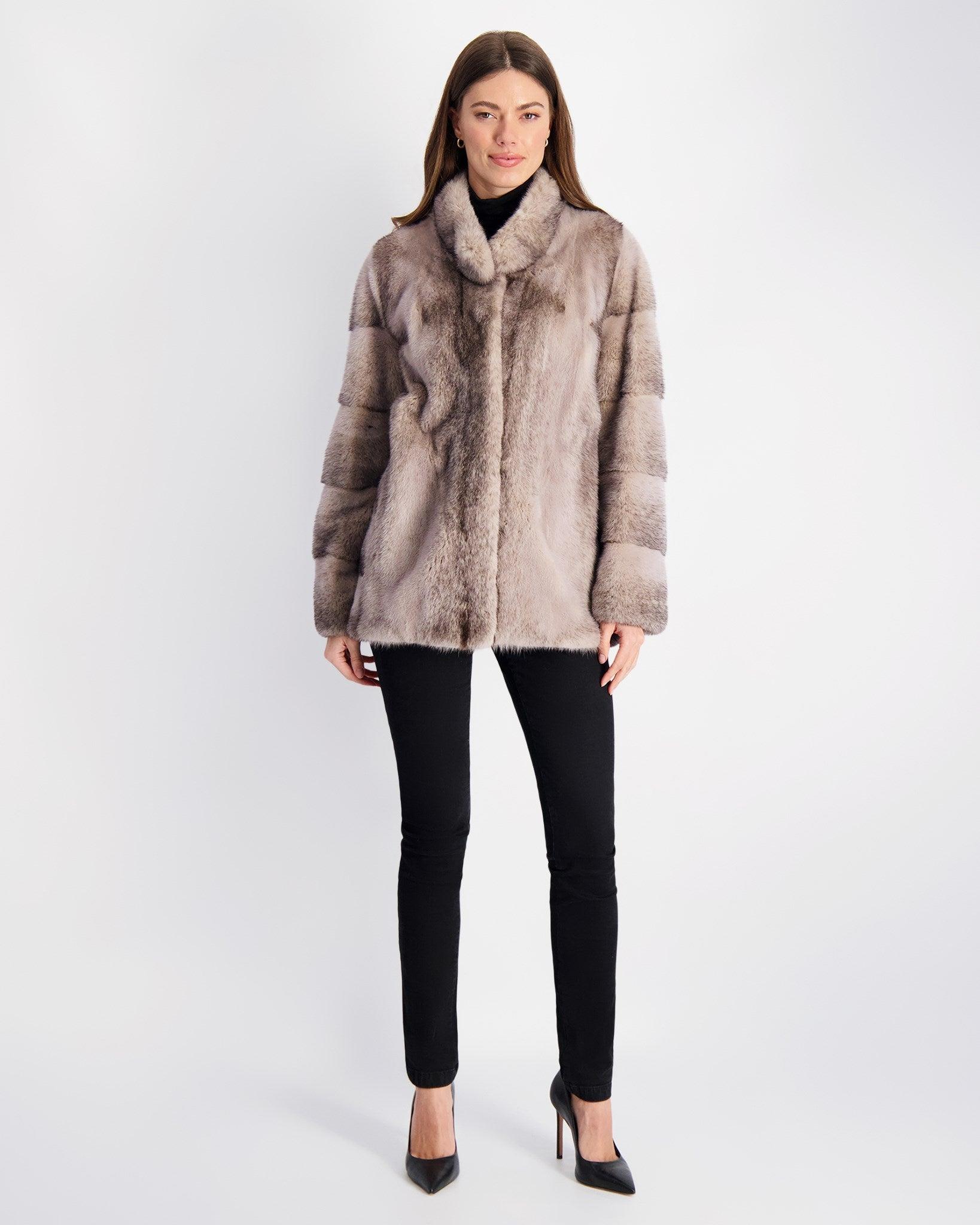 Gorski Mink Jacket in Natural Lyst