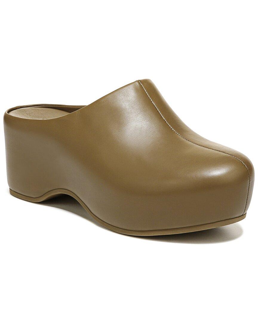 vince barrett woven leather mules