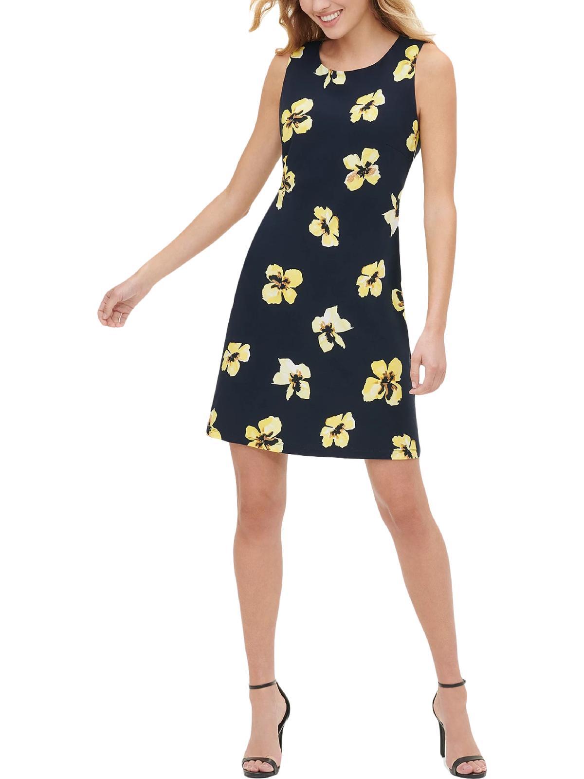 Tommy Hilfiger Petites Work Short Sheath Dress in Black Lyst