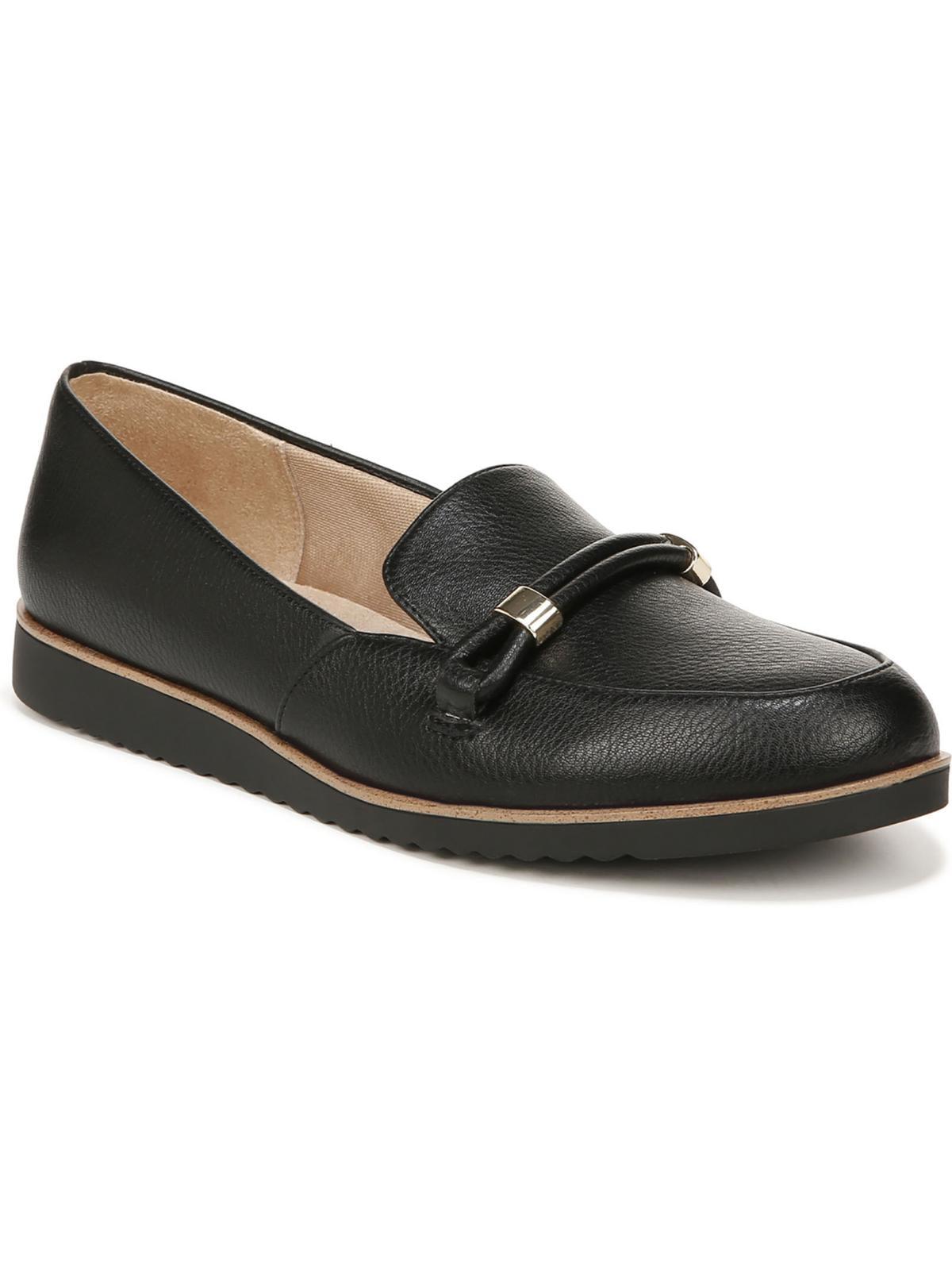 LifeStride Zahara Faux Leather Round Toe Loafers in Black Lyst