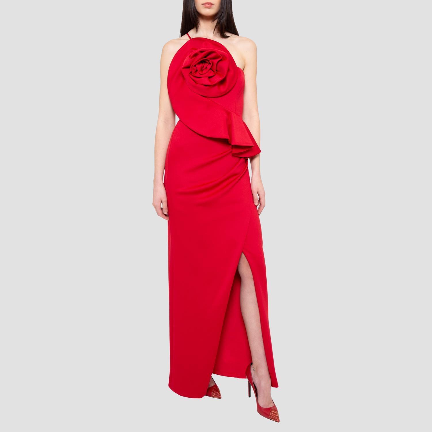 Red Black Halo Dresses for Women | Lyst