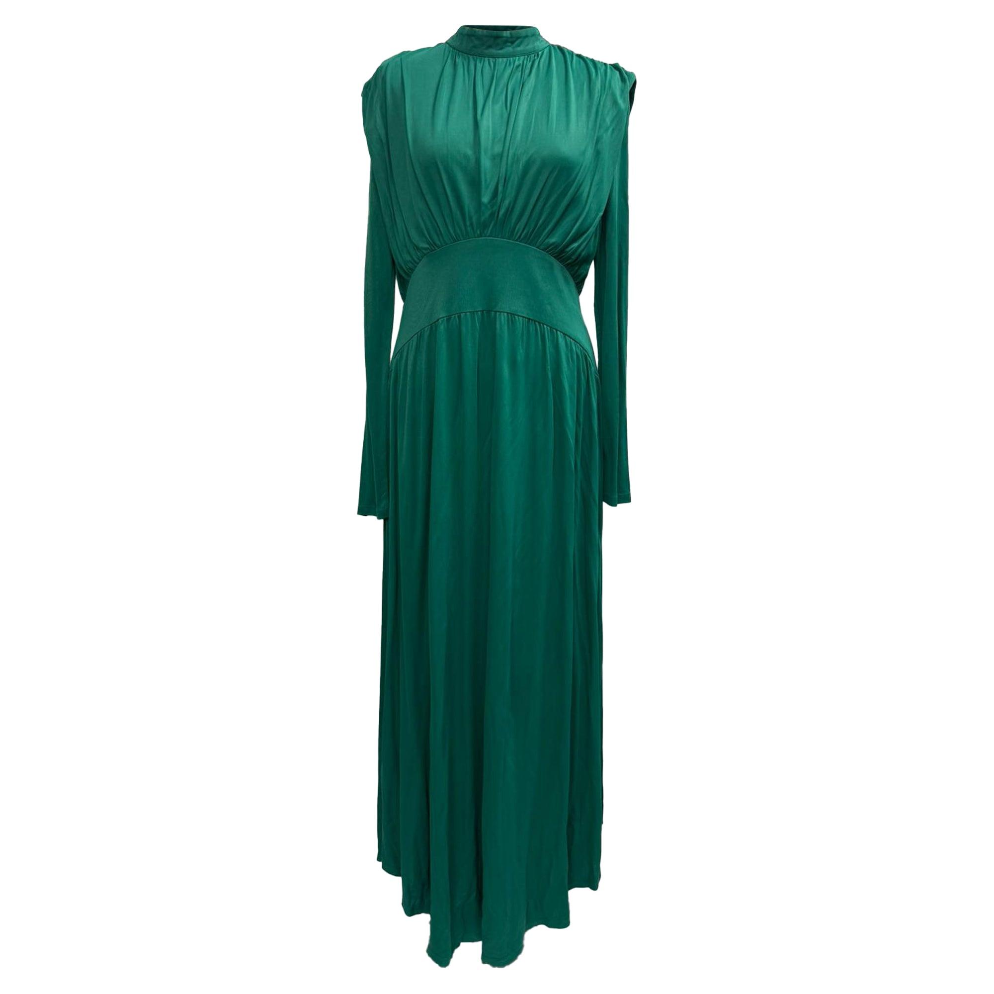green emerald velvet dress Farm Rio Green Wavy Cutouts Mini Dress main image 1
