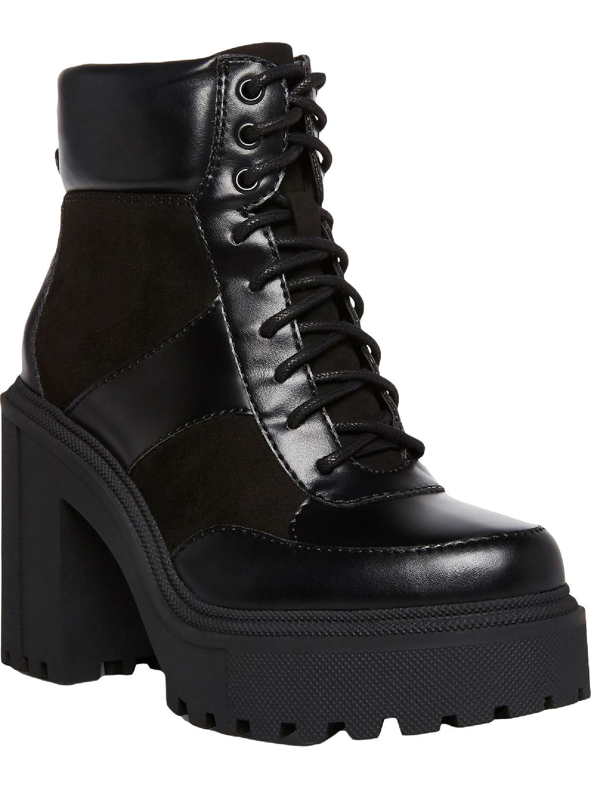 madden girl lace up combat boots