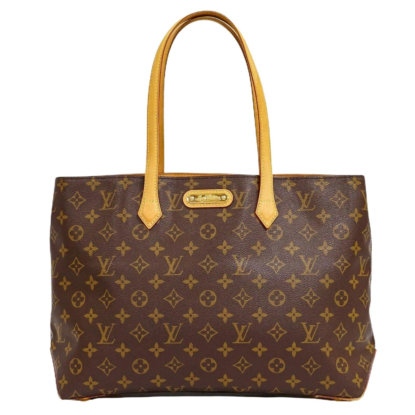 Pre-owned Louis Vuitton Wilshire Pm Tote Bag In Purple
