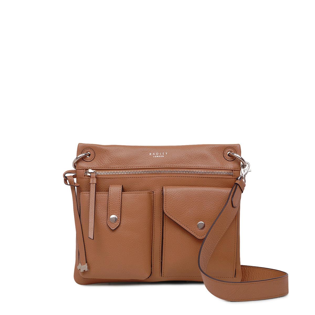 Leather Gordon Road Crossbody, Handbags