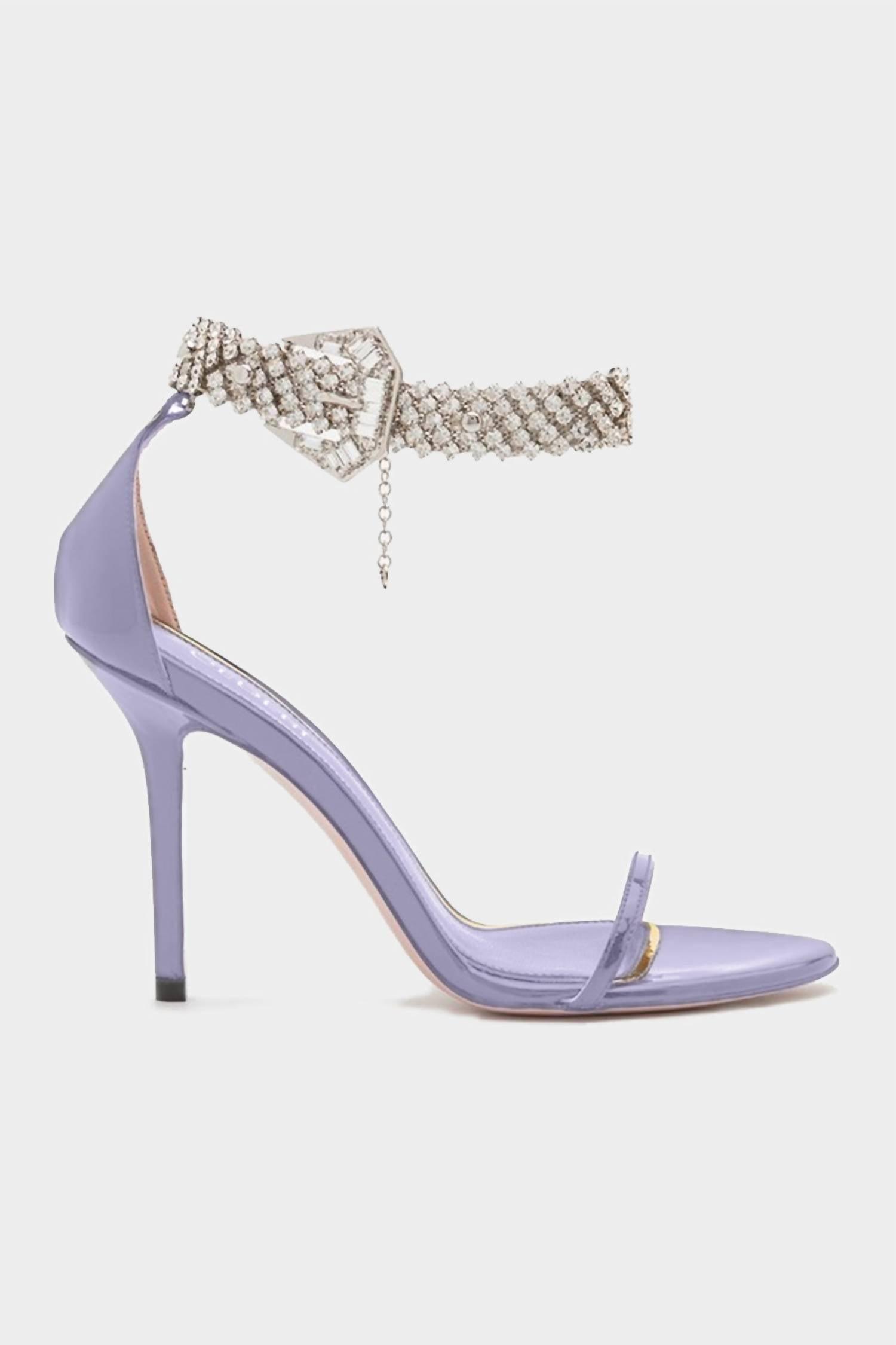 サンダル・ミュール Gedebe High-Heeled Fuchsia Sandals With Intertwined Straps Gedebe High-heeled Fuchsia Sandals With Intertwined Straps