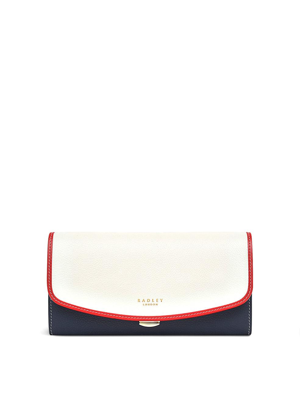 Radley Cording Street Colour Block Large Flapover Wallet in White Lyst