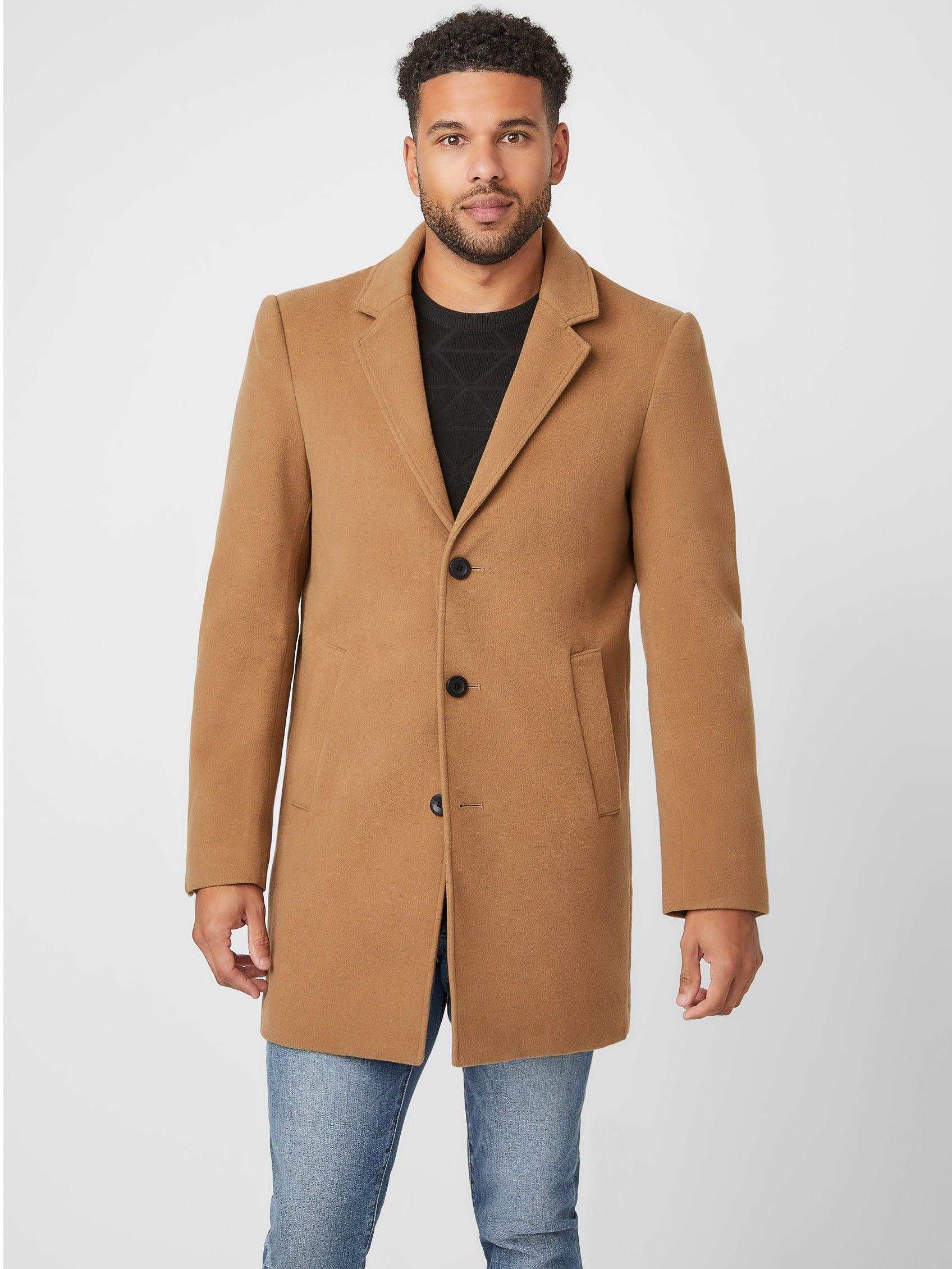Guess Factory Lincoln Peacoat in Natural for Men | Lyst
