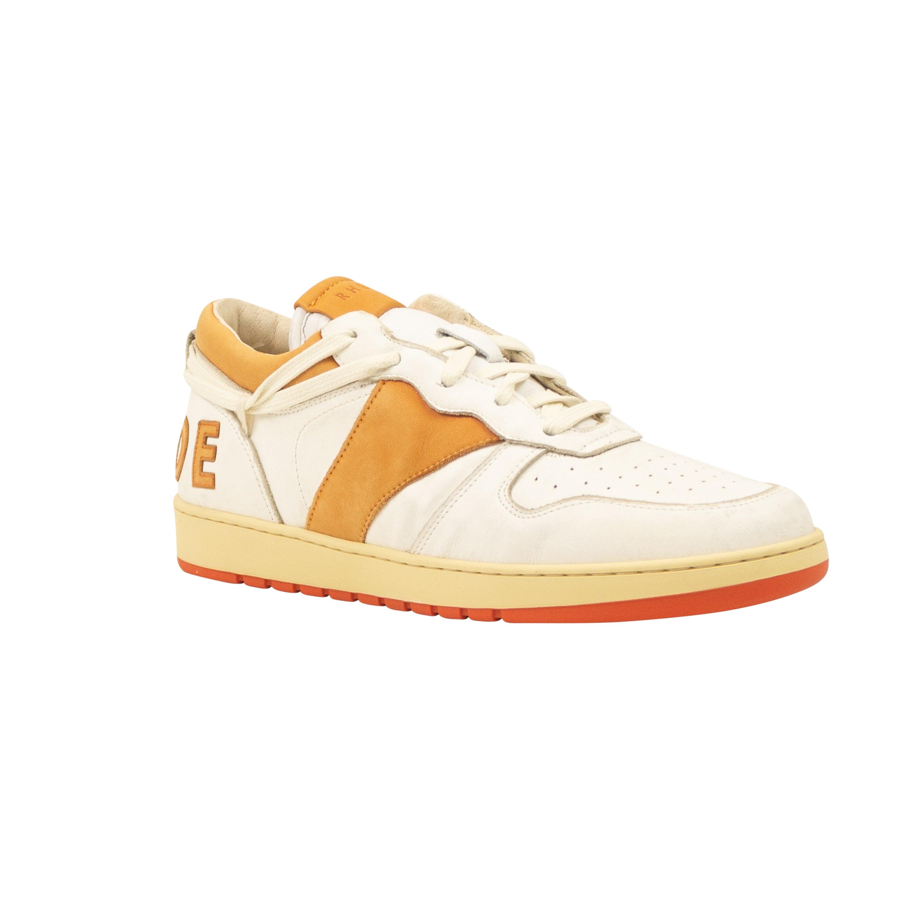 Rhude Off-White and Brown Sneakers Rhude RHECESS-HI | REVERSIBLE main image 3