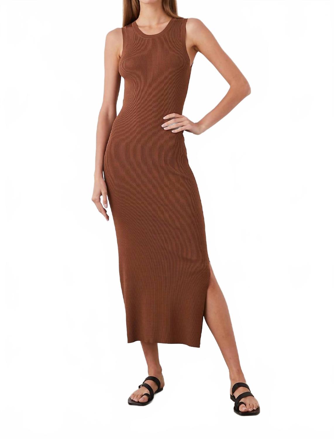 rails brown silk dress Rails