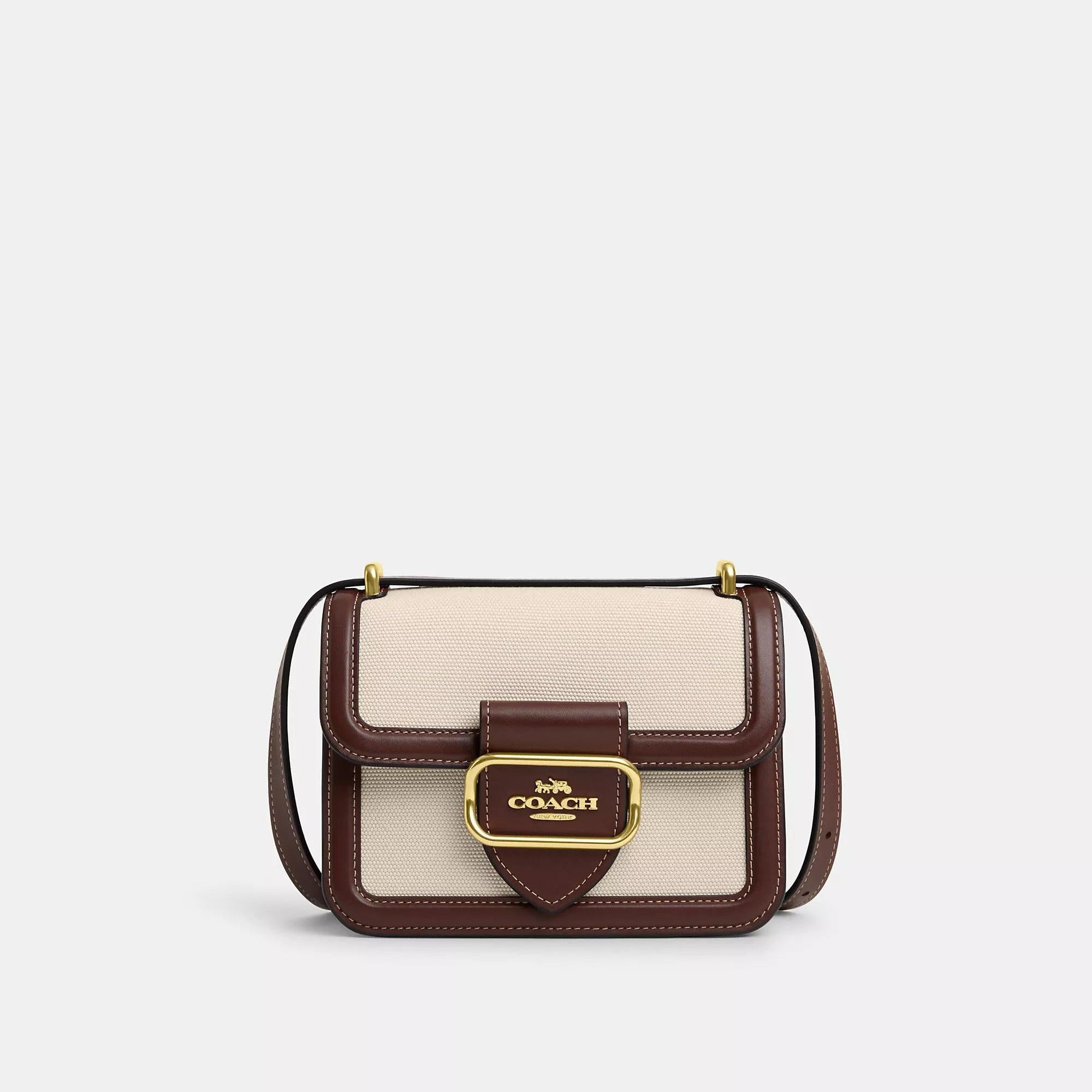 COACH Morgan Square Crossbody in Brown | Lyst