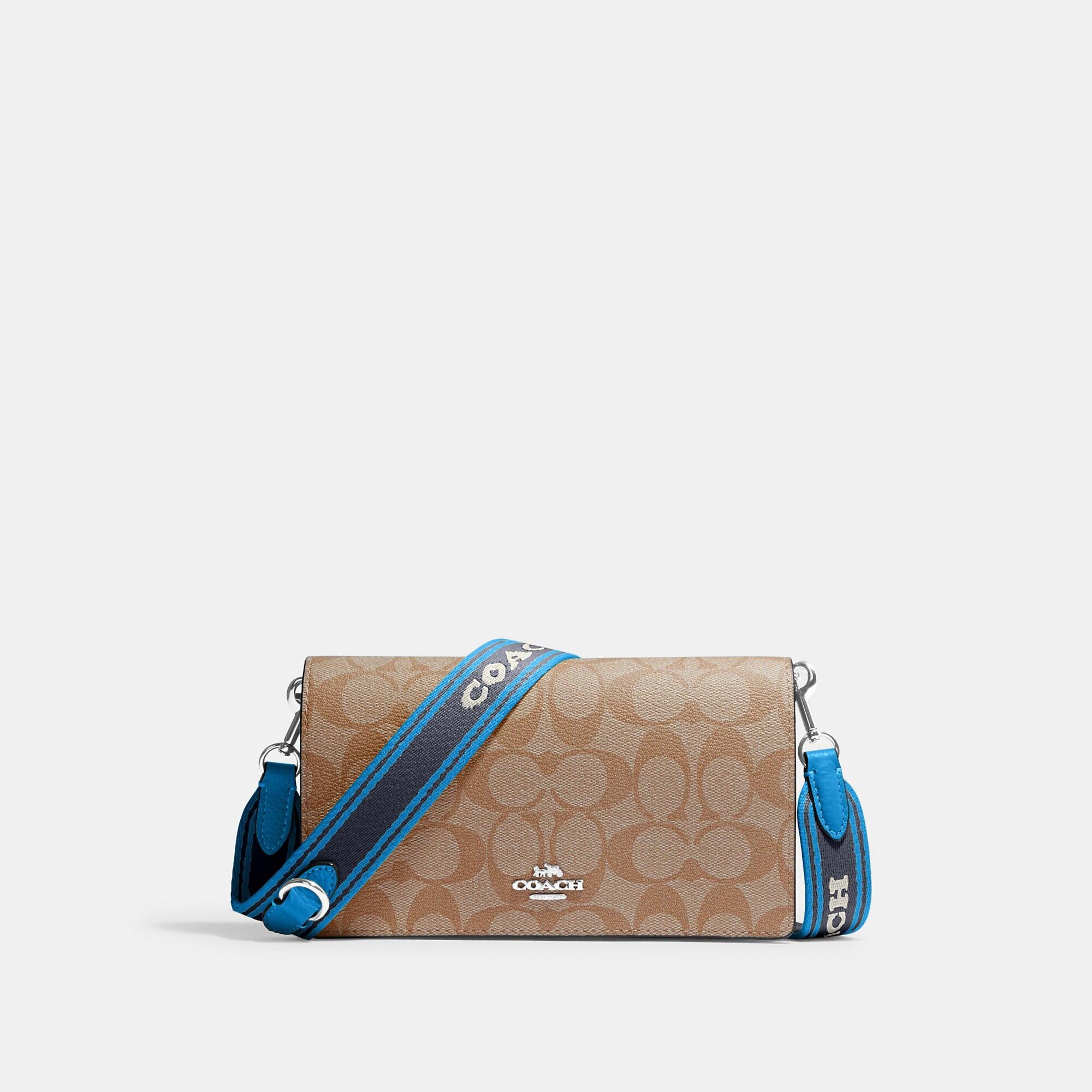 Coach Outlet Anna Foldover Clutch Crossbody in Blue | Lyst