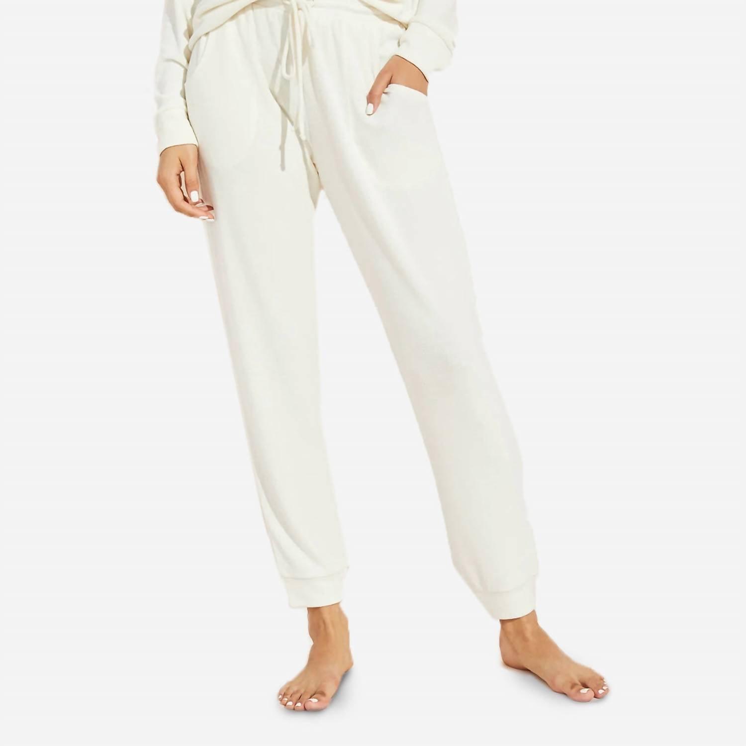 Eberjey Cozy Time Lounge Pant in White | Lyst