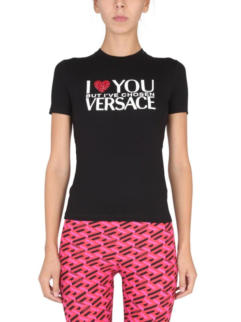 Versace I You But. T-Shirt in Black | Lyst