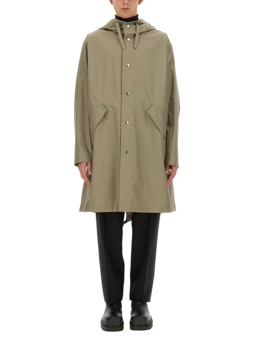 Jil Sander Relaxed-Fit Cotton Parka in Natural for Men | Lyst