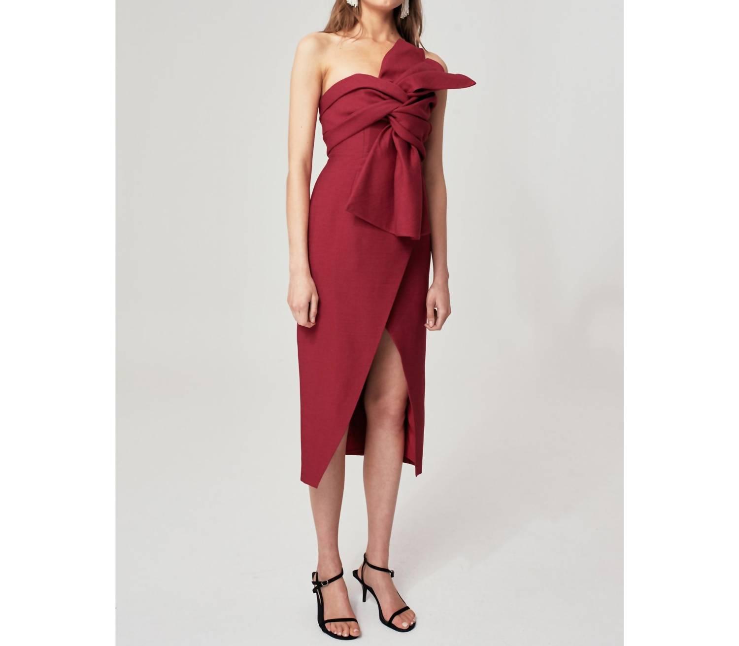 open lace back dress Rouge Blush Belle Dress – IQELA