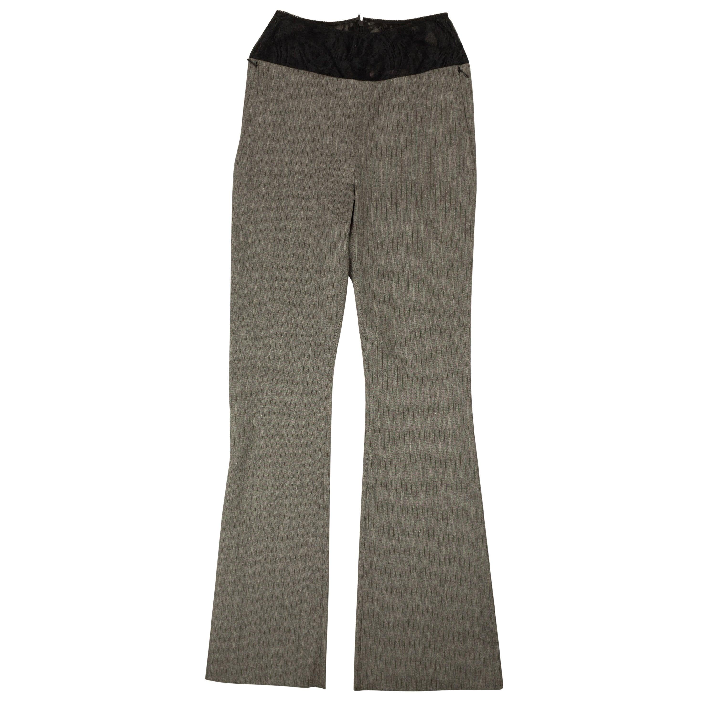 パンツ PALM ANGELS Women Straight Pants PWYB030 GREY Palm Angels Pants for Women | Online Sale up to 80% off | Lyst
