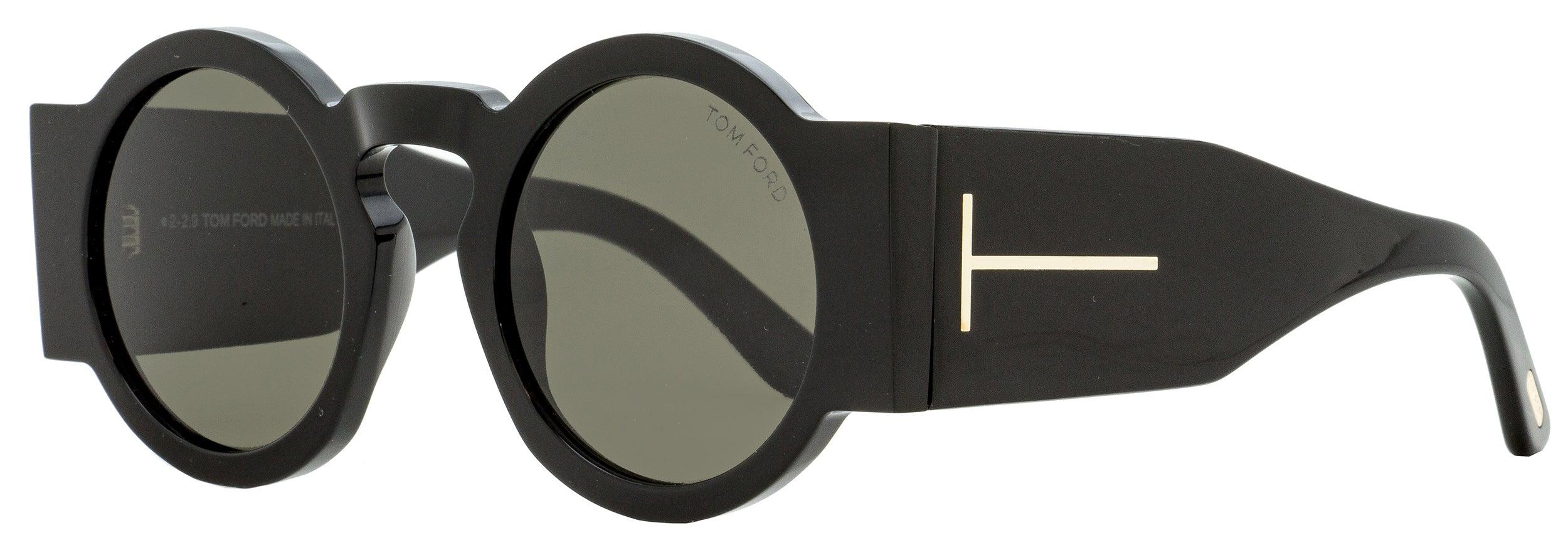 Tom Ford Round Sunglasses Tf603 Tatiana-02 Black 47mm | Lyst