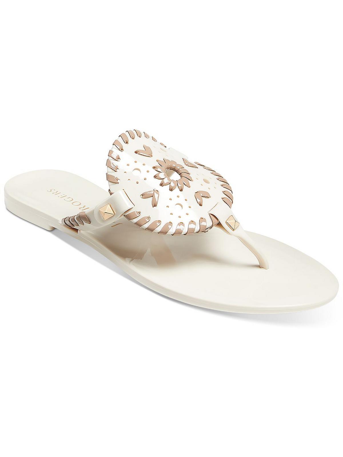 Jack Rogers Thong Slip On Jelly Sandals in White Lyst