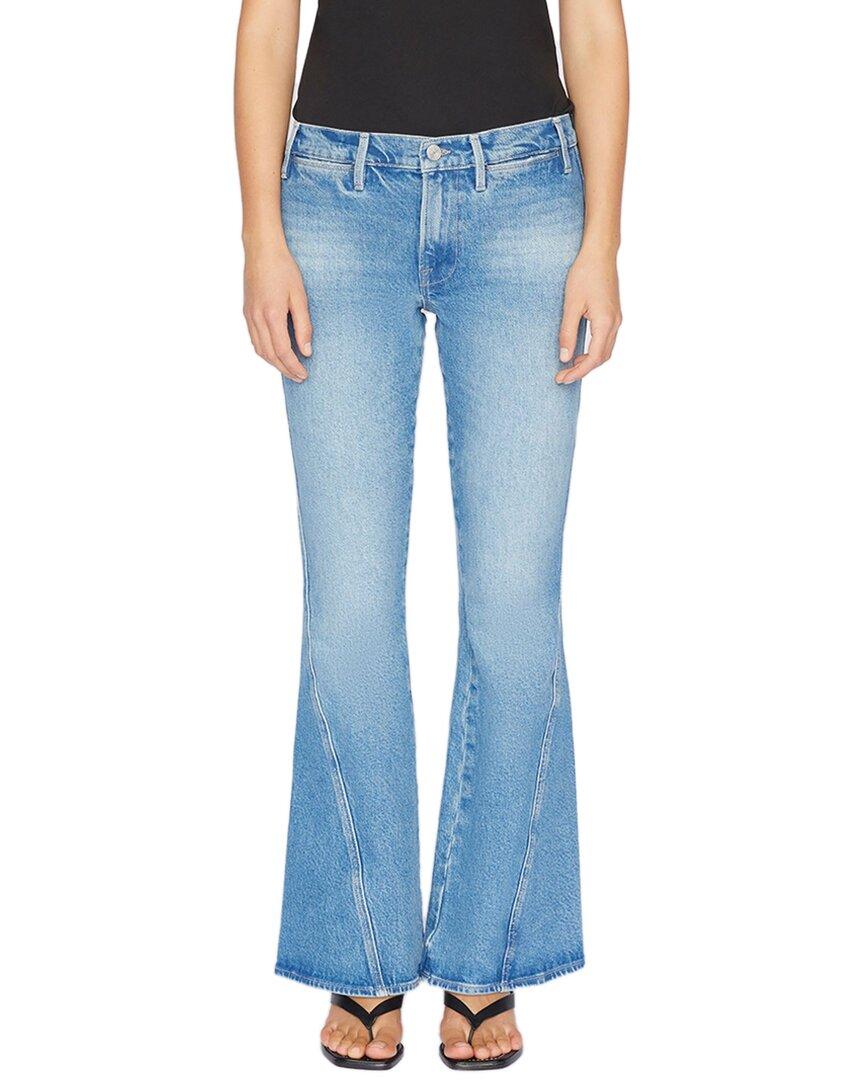 FRAME Le Pixie High Flare Utopia Jean in Blue | Lyst