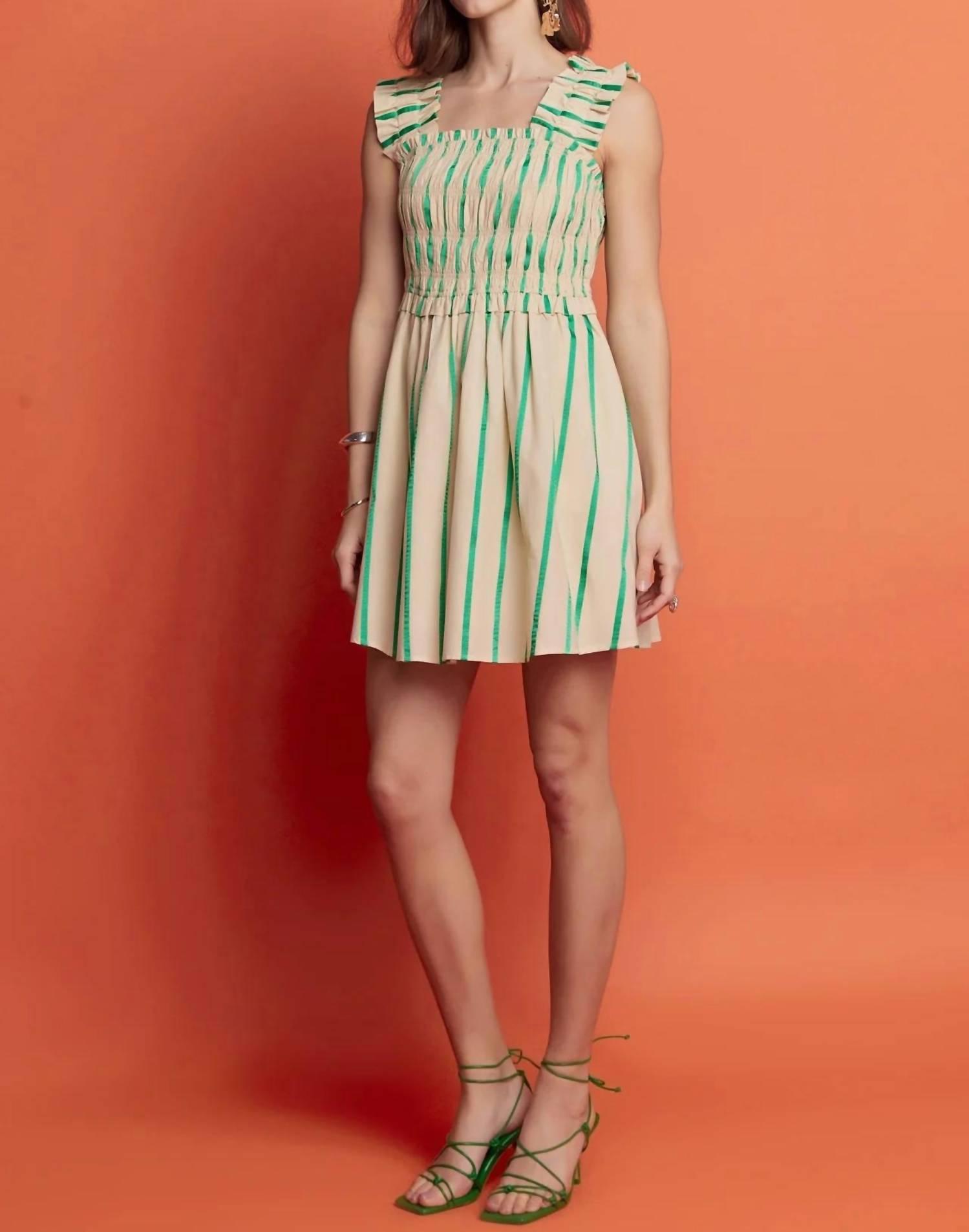 open lace back dress English Factory