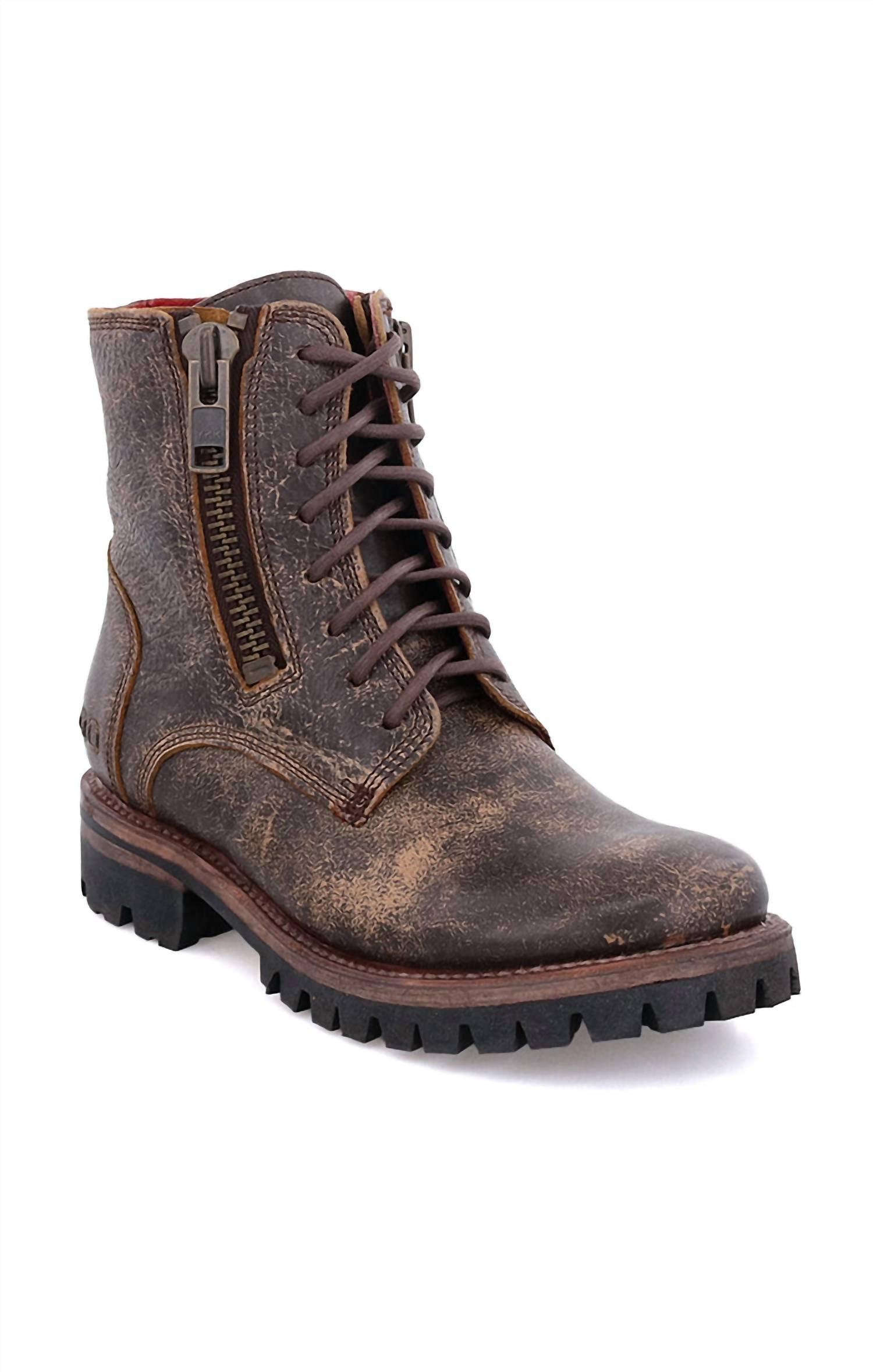 Bed Stu Tactic Trek Combat Style Boot in Brown Lyst
