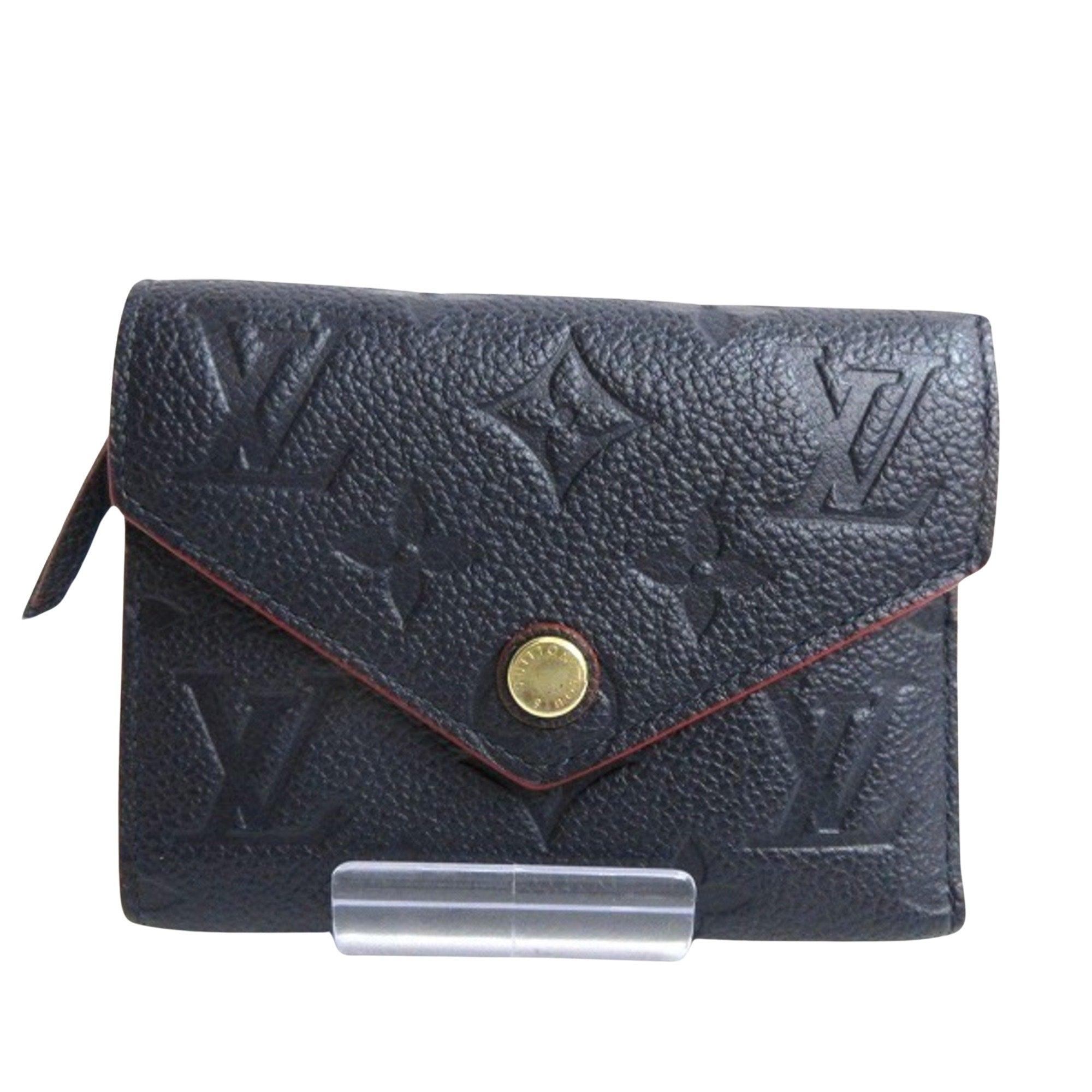 Louis Vuitton Black Taiga Leather Agenda PM Wallet