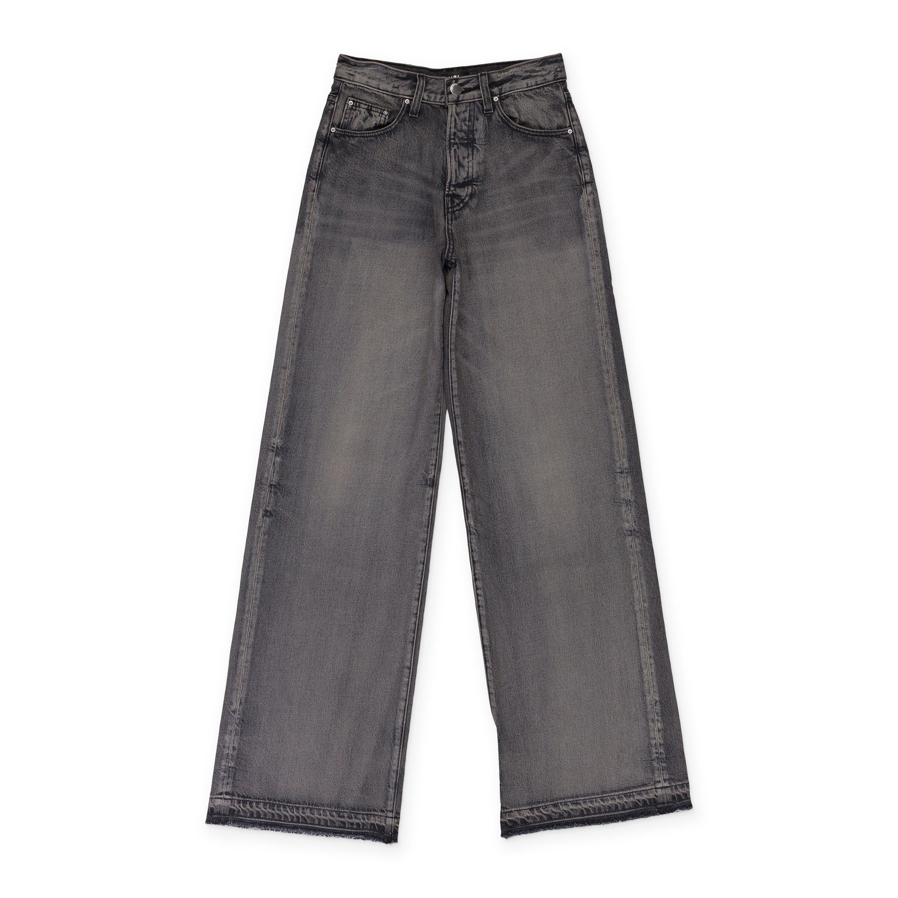 Amiri アミリ デニムパンツ ロゴ MA QUAD HIGH RISE WIDE AMIRI アミリ SS25 MA QUAD EMBROIDERED FLARE / IND - NUBIAN