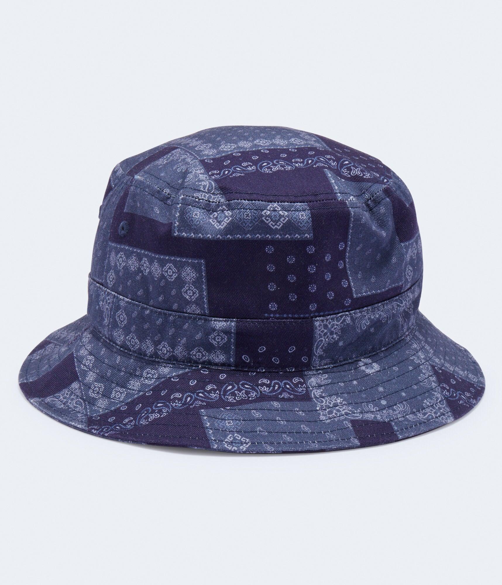 Blue bandana cheap bucket hat